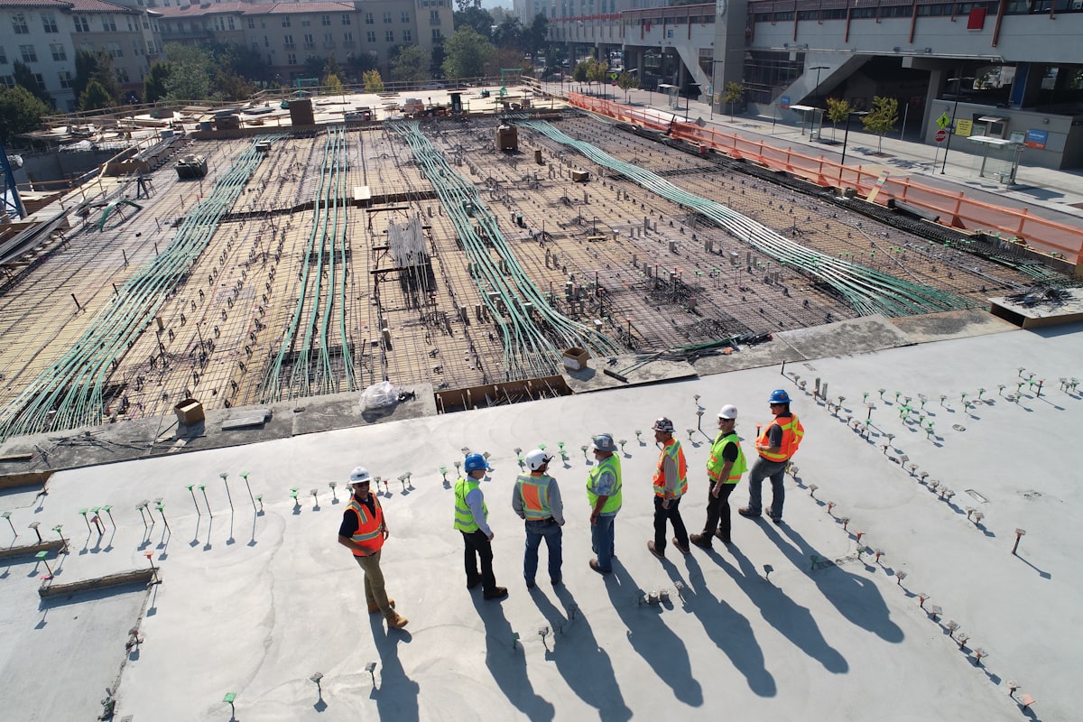 Geotechnische Baubegleitung auf einer Baustelle